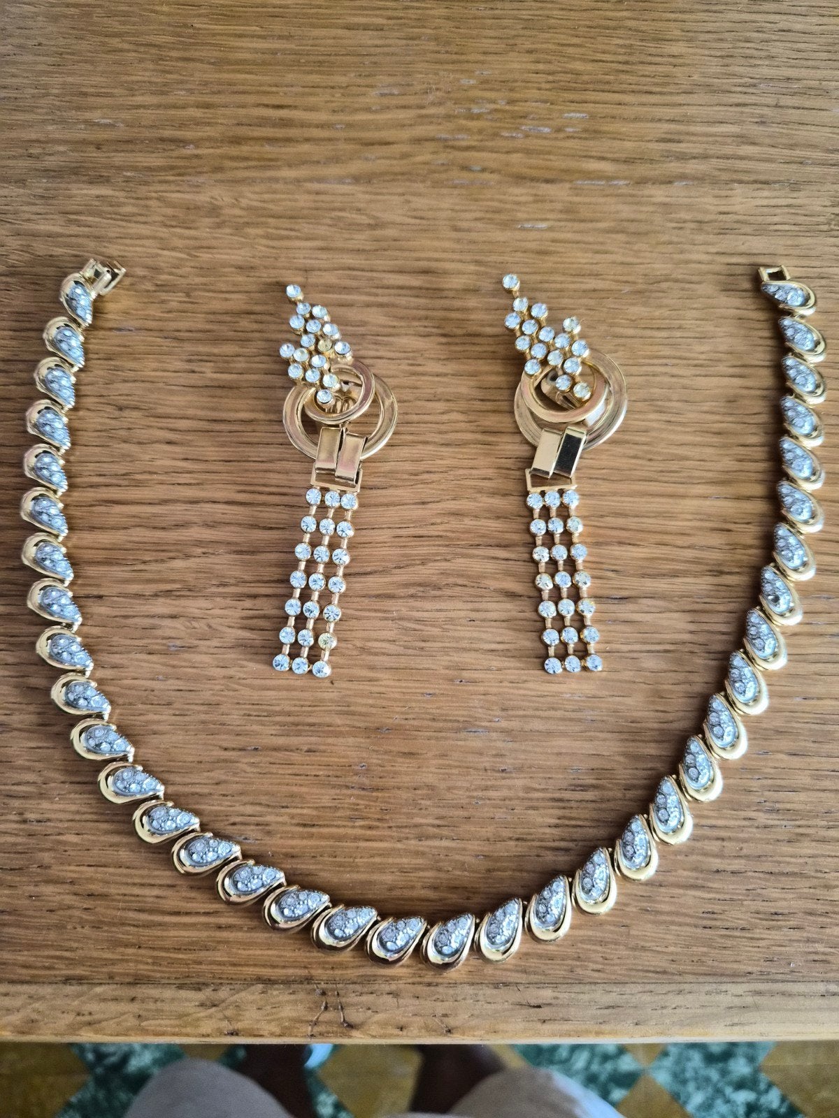 PARURE CRISTAL BACCARAT, Bijoux, Sacs & Beauté, Pierre ou Minéral, Enlèvement ou Envoi, Comme neuf, Avec cristal