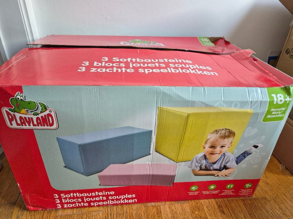 Grote stappelblokken, Kinderen en Baby's, Speelgoed | Bouwstenen, Ophalen of Verzenden, Zo goed als nieuw, Overige merken