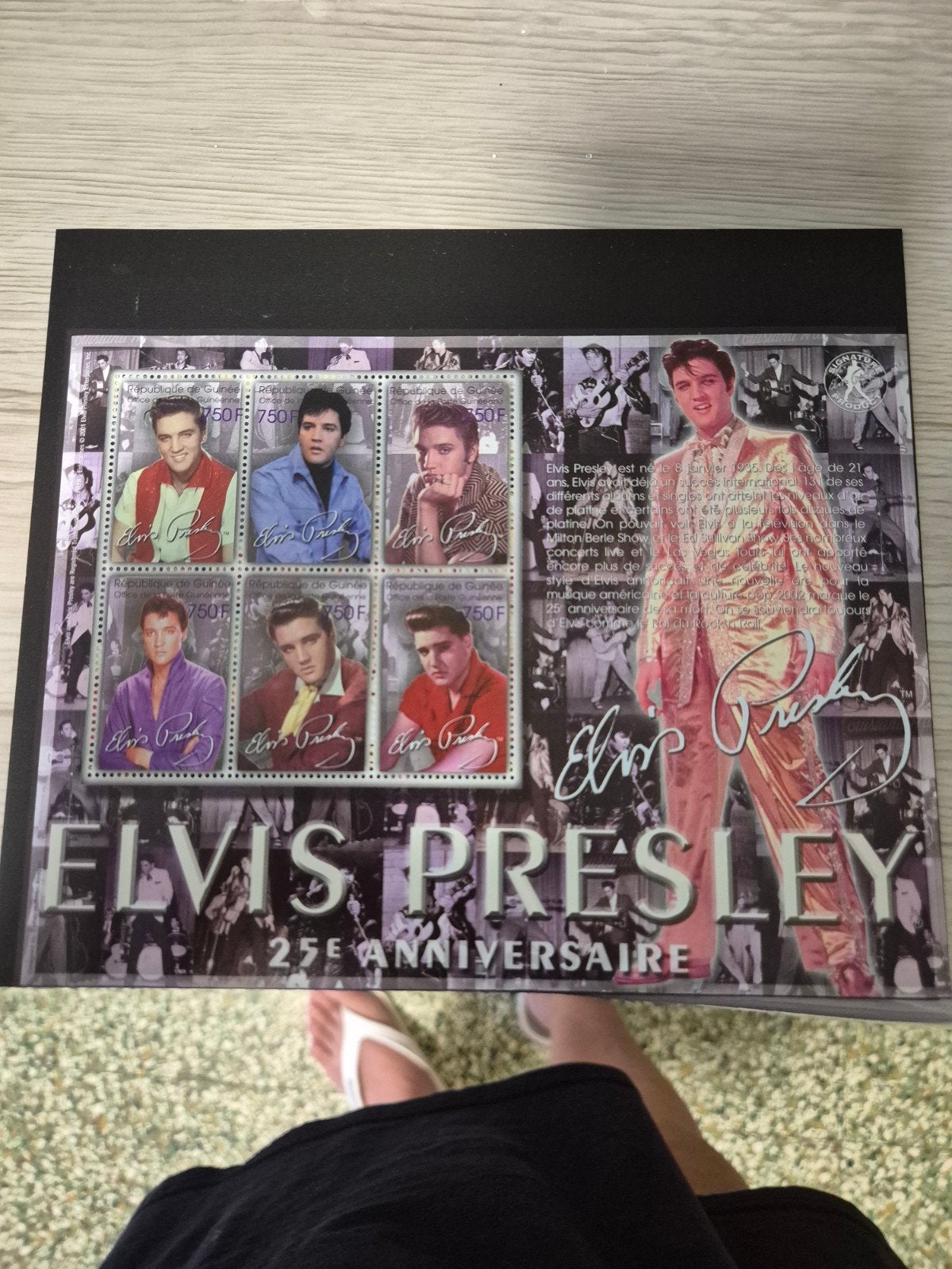 Timbres Elvis Presley, Enlèvement