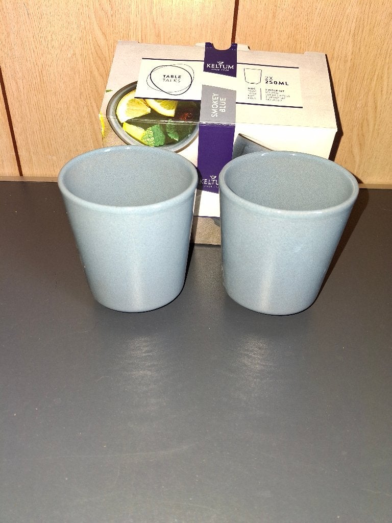 Tasses Keltum smokey grey, Enlèvement ou Envoi, Neuf, Tasse(s) et/ou soucoupe(s)