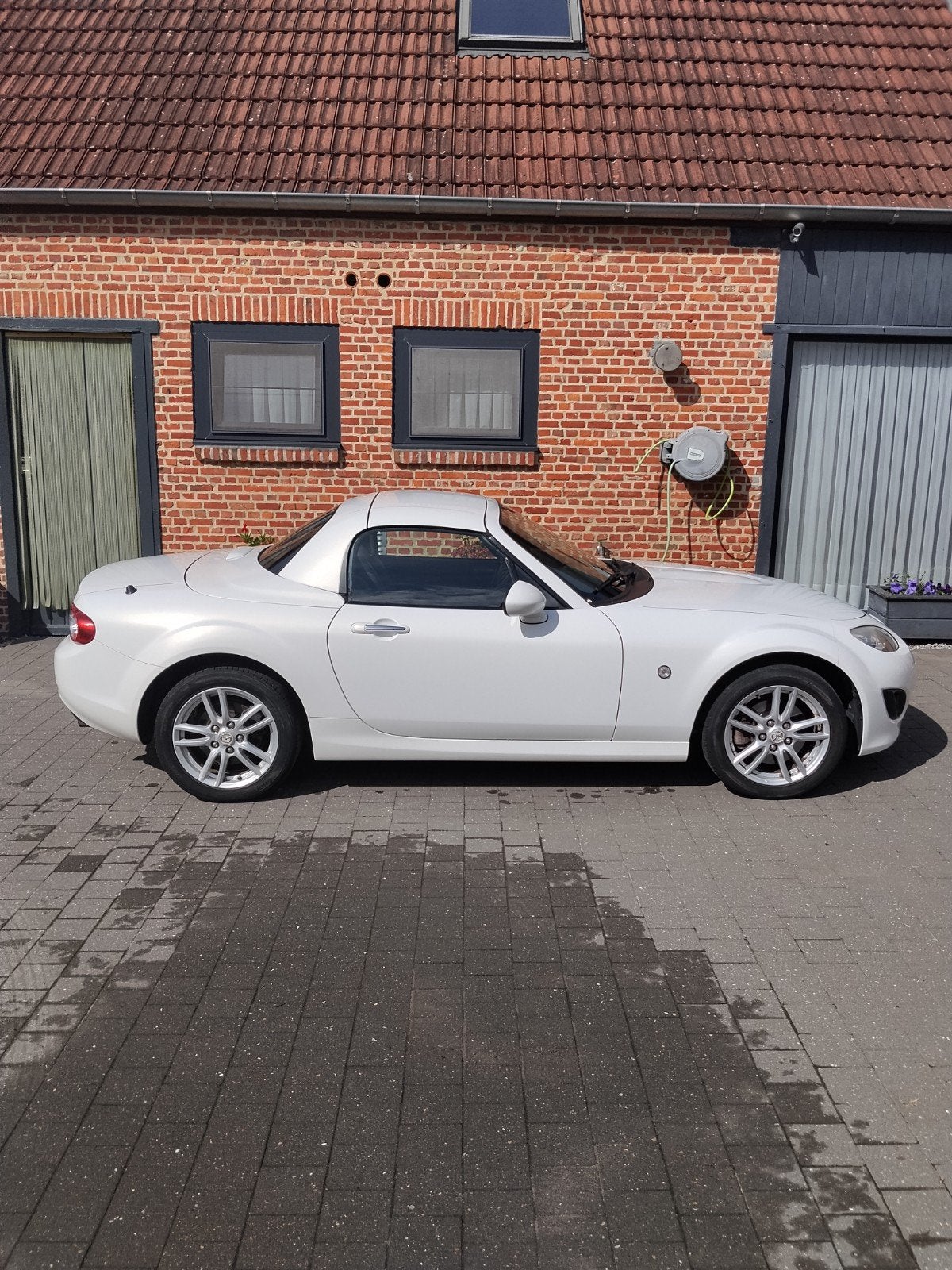 Mazda MX5 NC1 variant 188 wit hard top, Auto's, Cabriolet, Wit, Leder, Particulier