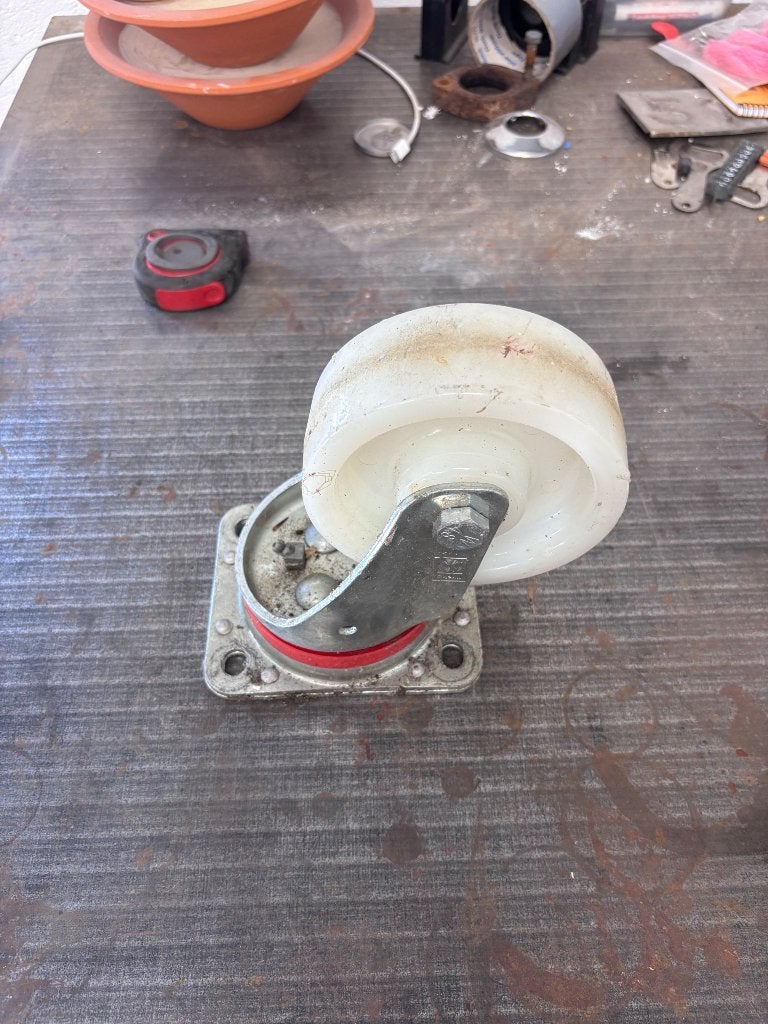 Zwenkwiel castor 125mm, Ophalen, Zo goed als nieuw