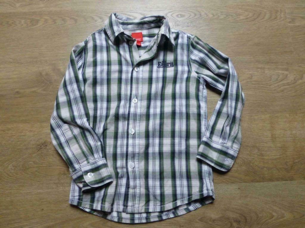 groen gestreept hemd van Esprit maat 104 - 110, Garçon, Enlèvement ou Envoi, Chemise ou Chemisier, Utilisé