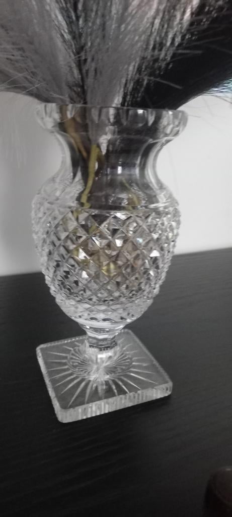 Très beau vase en cristal, Antiquités & Art, Antiquités | Verre & Cristal, Enlèvement ou Envoi