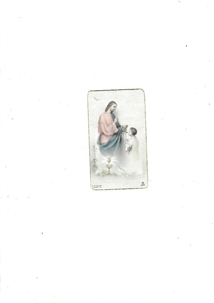 Souvenir de communion solennelle, Envoi
