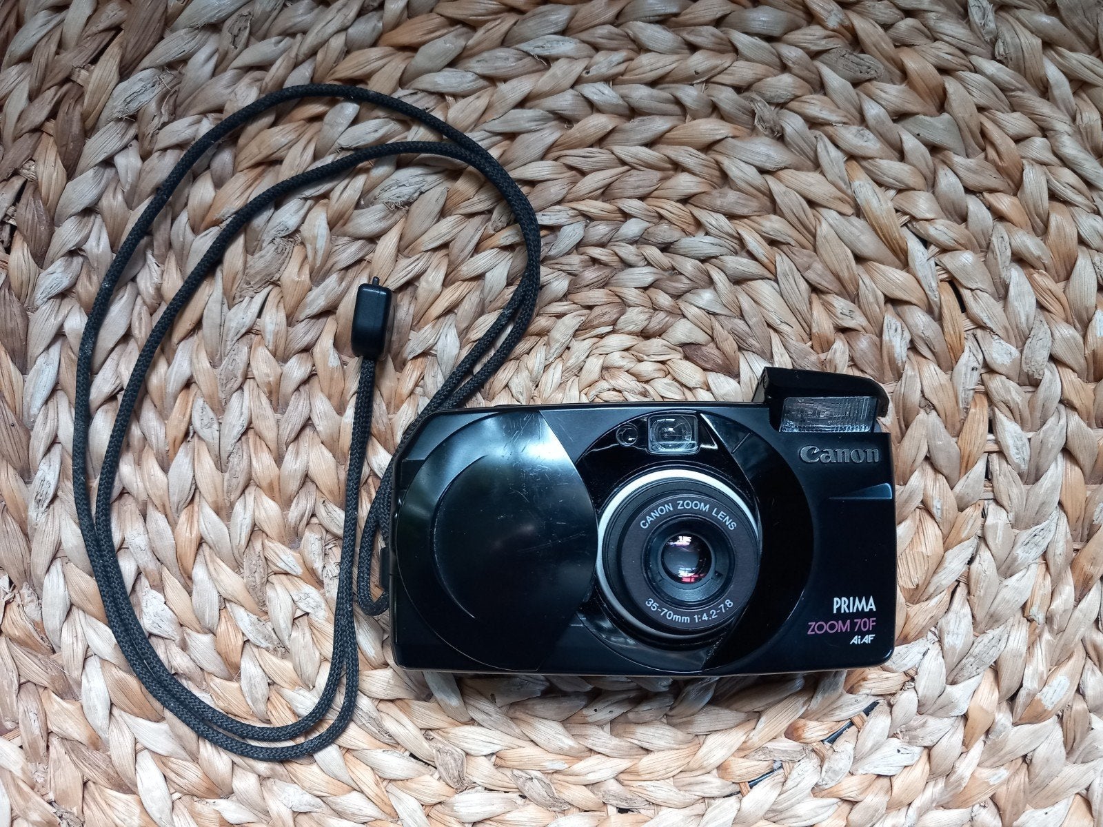 Appareil photo Canon compact analogue Prima zoom 70, TV, Hi-fi & Vidéo, Enlèvement ou Envoi, Compact, Canon