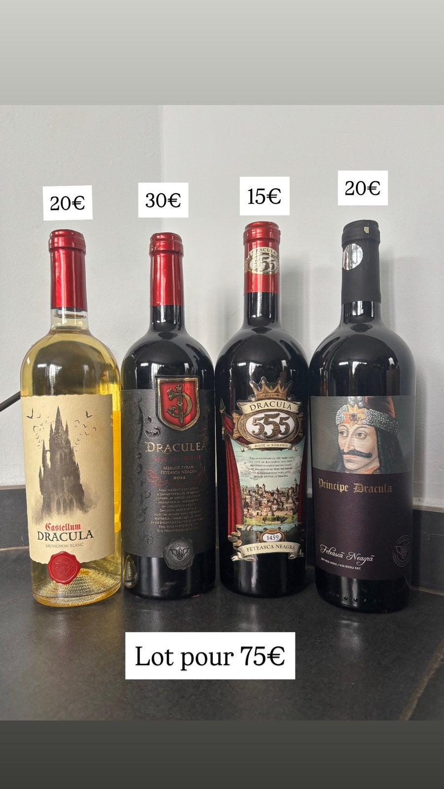 Bouteilles de vins, champagne, …, Enlèvement, Neuf, Autres types