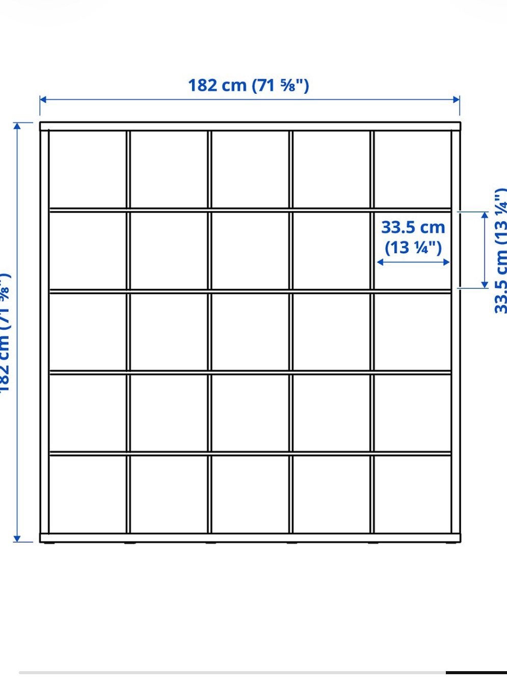Armoire Ikea Kallax blanche 1m82 Sint Lievens Houtem, 25 à 50 cm, Avec tablette(s), 150 à 200 cm, Utilisé