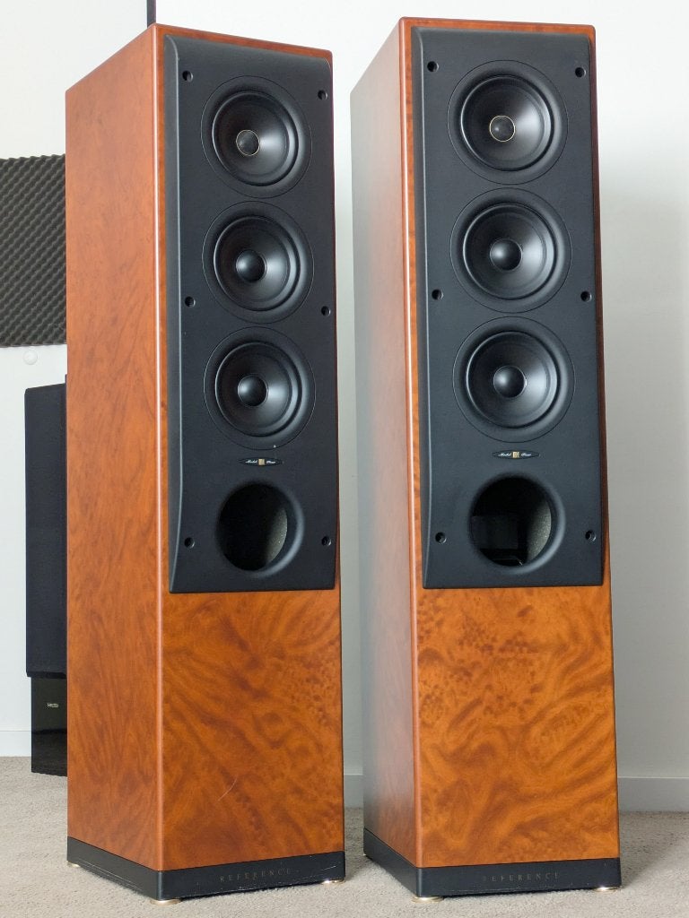 KEF Reference Model Four, 4-weg Uni-Q topmodel, 400 W, Enlèvement ou Envoi, Bass-reflex, Utilisé, 150 watts ou plus