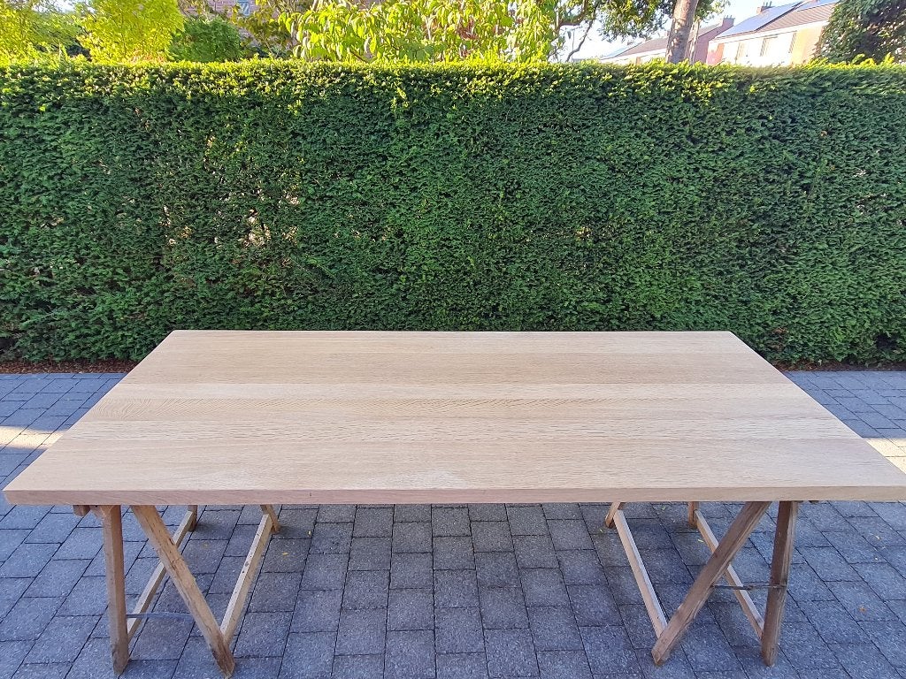 massief eiken tafelblad 188 x 78 x 4 cm, Enlèvement