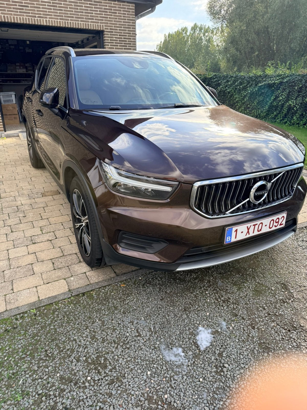 Volvo xc40 T3 inscription donker bruin metaal, Auto's, Dealer onderhouden, Bruin, Leder, Particulier