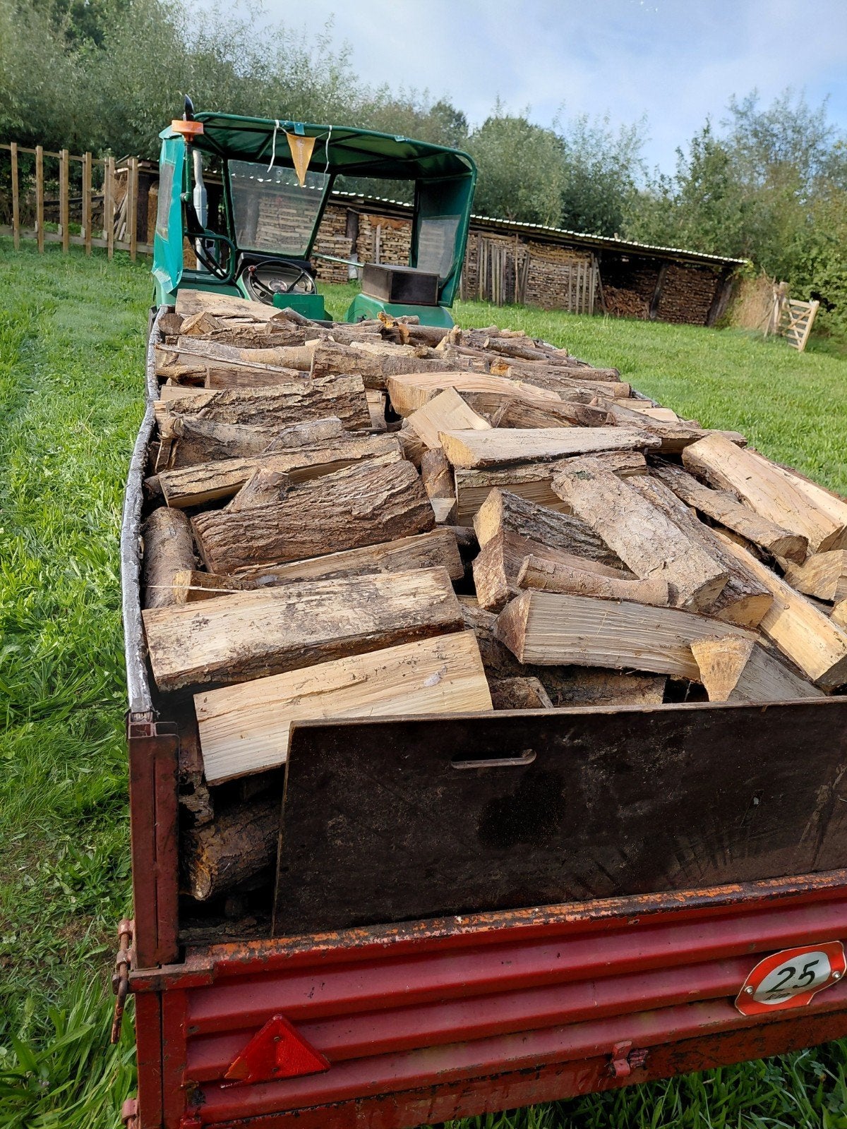 2.5m3 gedroogd kwaliteit hout, Tuin en Terras, Ophalen