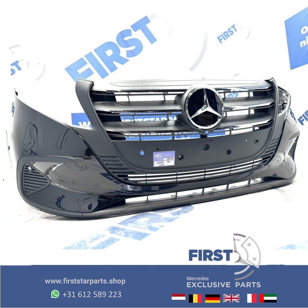 W447 FACELIFT BUMPER A4478853601 origineel Mercedes W448 VIT, Gebruikt, -, Voor, Ophalen of Verzenden