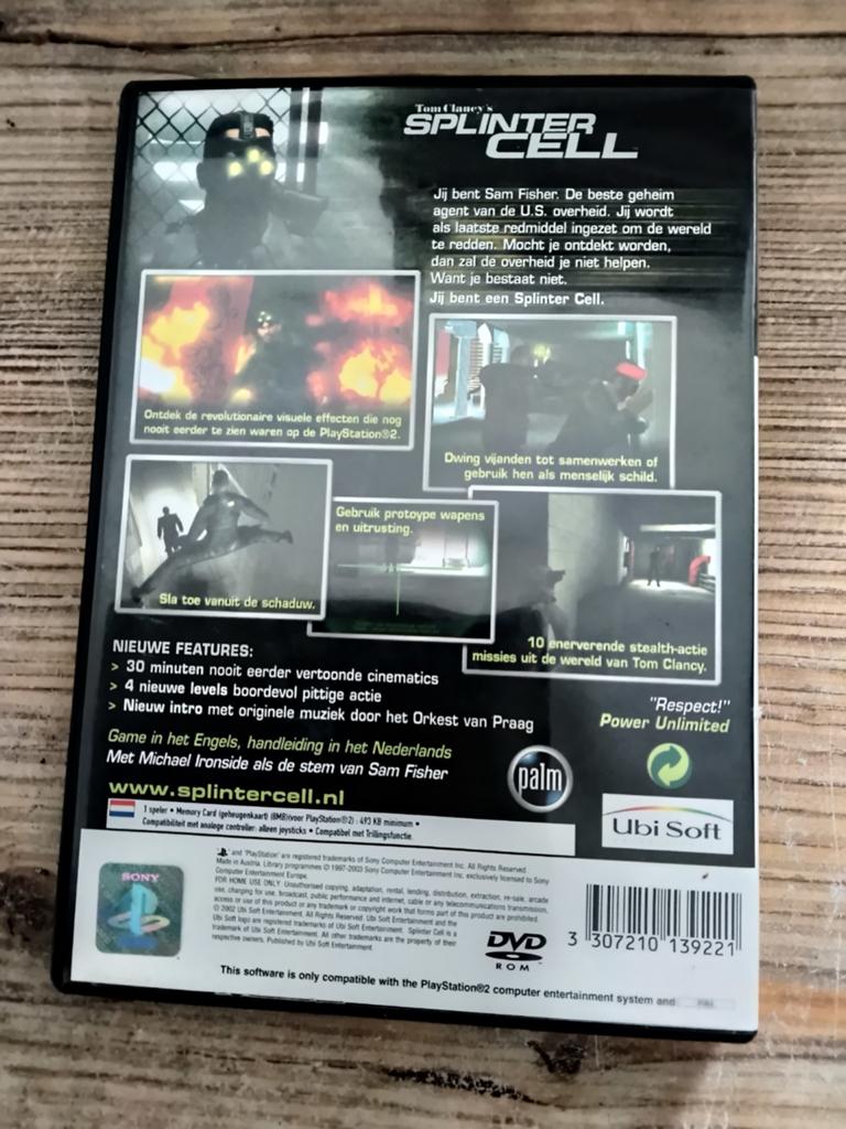 Tom Clancy's Splinter Cell - PlayStation 2, Shooter, Verzenden, 1 speler, Zo goed als nieuw
