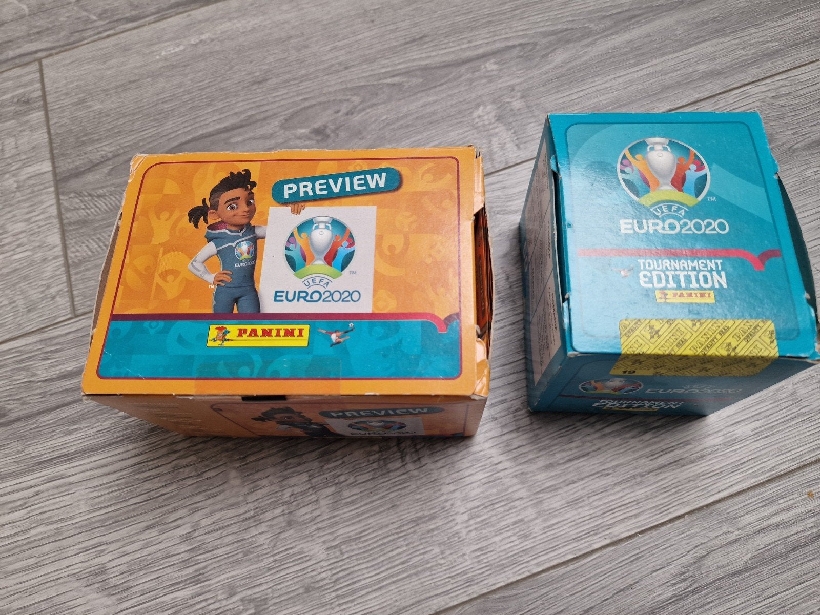 Panini Euro 2020 ( 2 Boites ) Preview/Tournament, Enlèvement ou Envoi, Comme neuf