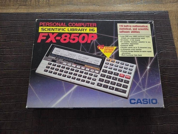Scientific library calculatrice ordinateur de poche CASIO, Enlèvement ou Envoi, Neuf