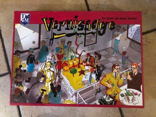 VERNISSAGE - jeu vintage de Klaus Teuber - nickel, Enlèvement ou Envoi