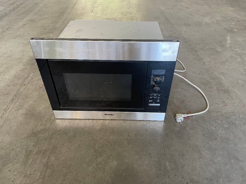 Miele inbouw microgolf 45 x 60 cm, Ophalen, Microgolfoven, Grill, Zo goed als nieuw