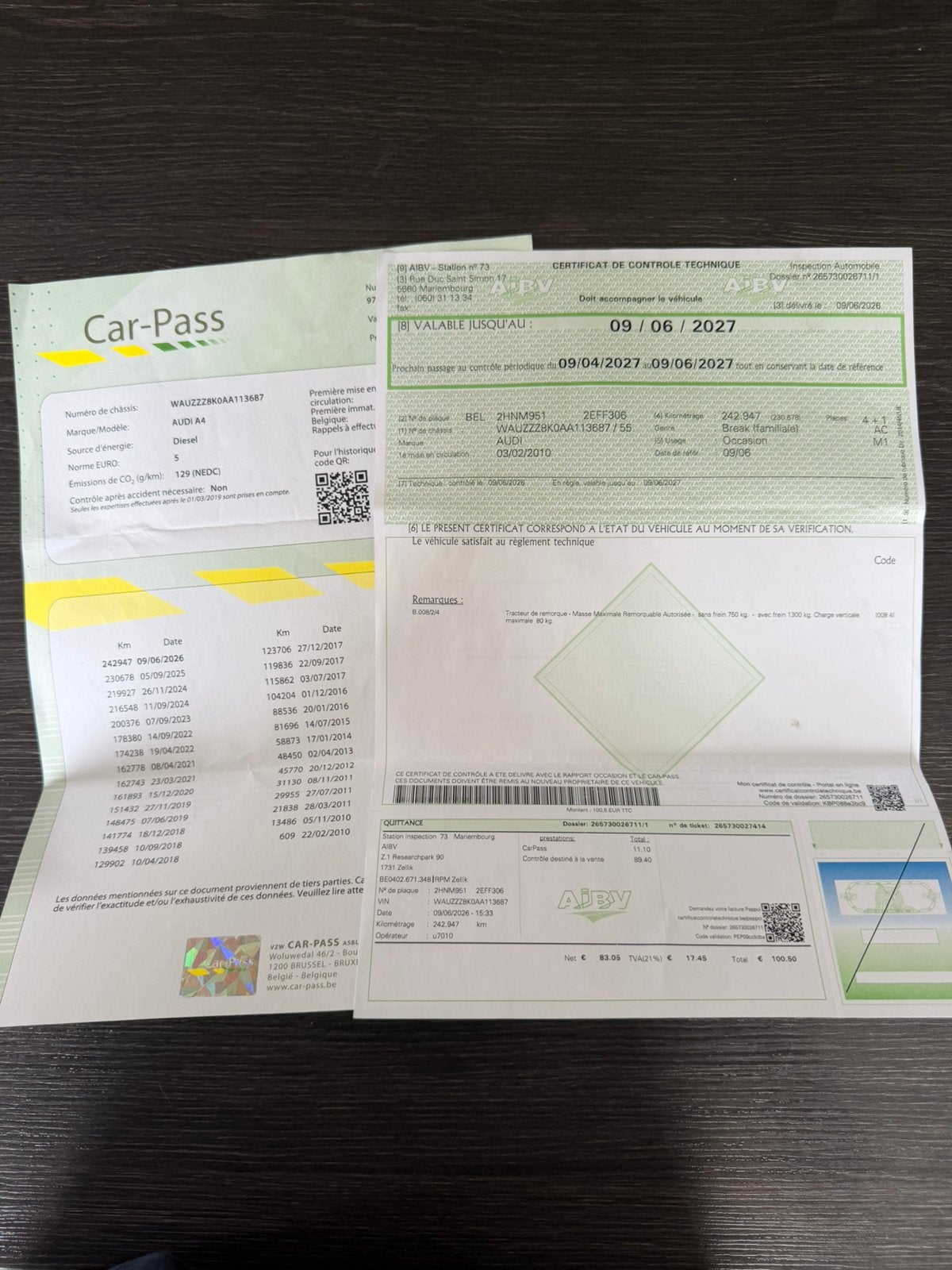 Audi A4 b8 2.0 TDI uit 2010, Auto's, Zwart, A4, Zwart, Leder