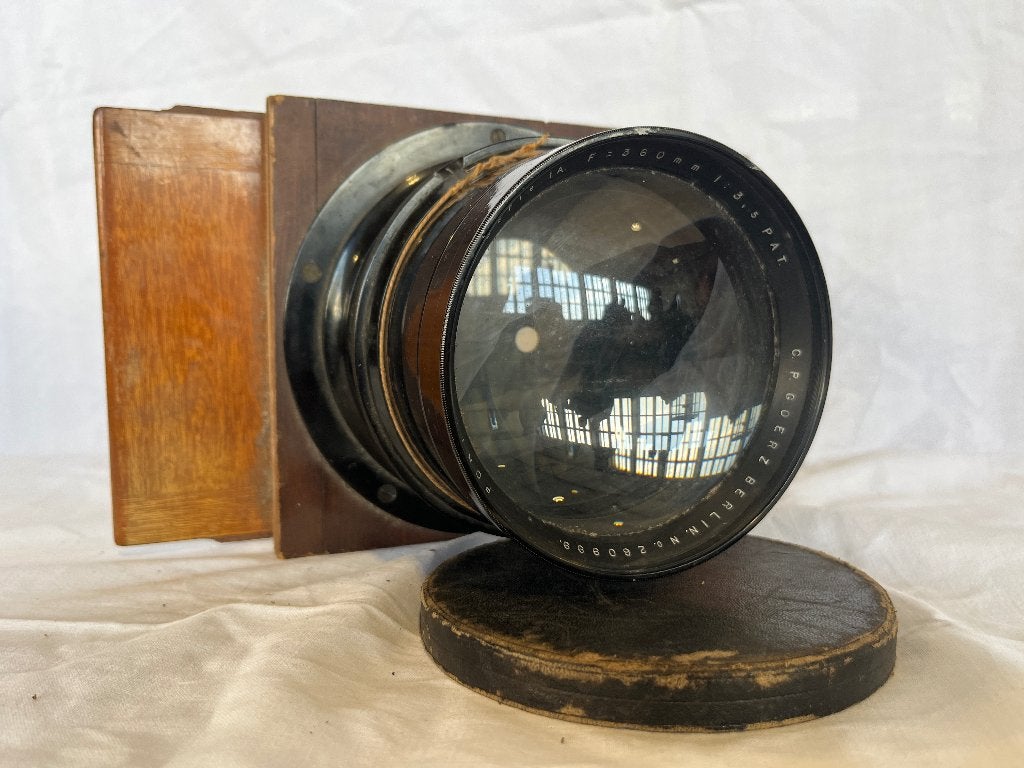 Objectif Goerz Berlin Portrat Celor Serie IA 360 mm 1:3,5, Enlèvement ou Envoi, Utilisé