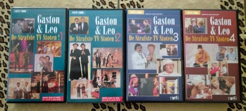 verzamelbox gaston & leo / de strafste tv stoten ! compleet, Ophalen, Overige artiesten, Nederlands, Zo goed als nieuw