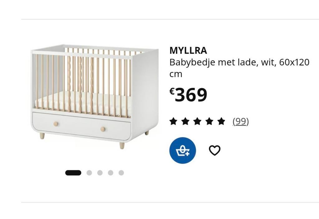 Ikea Babybed, Enfants & Bébés, Parcs, Enlèvement