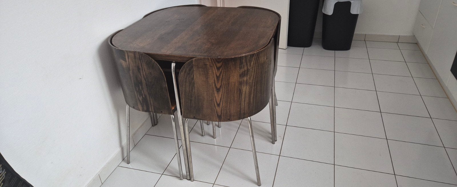 Table ikea fusion vintage, Quatre personnes, Vintage, 50 à 100 cm, Carré