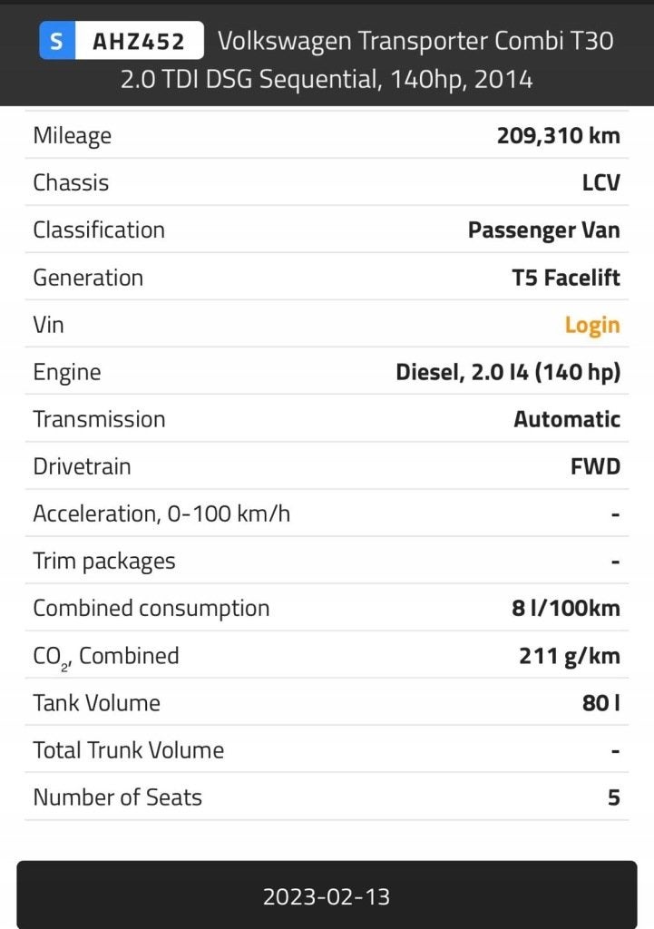 Moteur CCHA Complet TRANSPORTER CALIFORNIA VW MULTIVAN, Verzenden, Gebruikt, Overige automerken