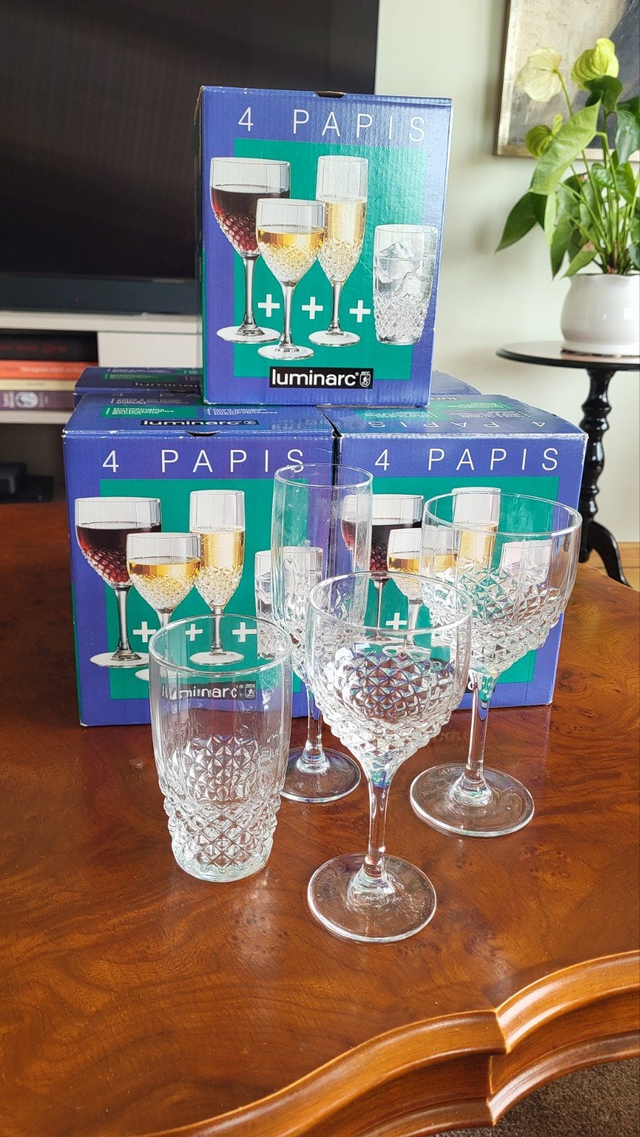 Elegante glazenset van 24 stuks, Enlèvement ou Envoi