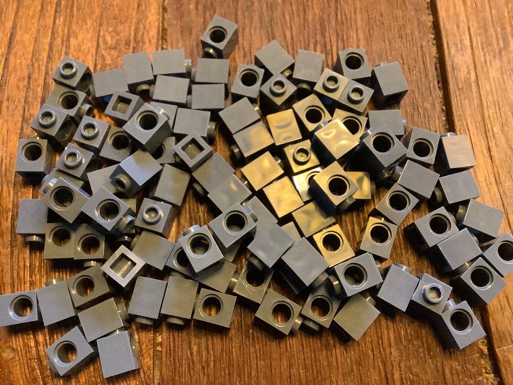 Lego Technic, Brick 1 x 1 with Hole 100 stuks / 377-11, Lego, Ophalen of Verzenden, Zo goed als nieuw, Technic
