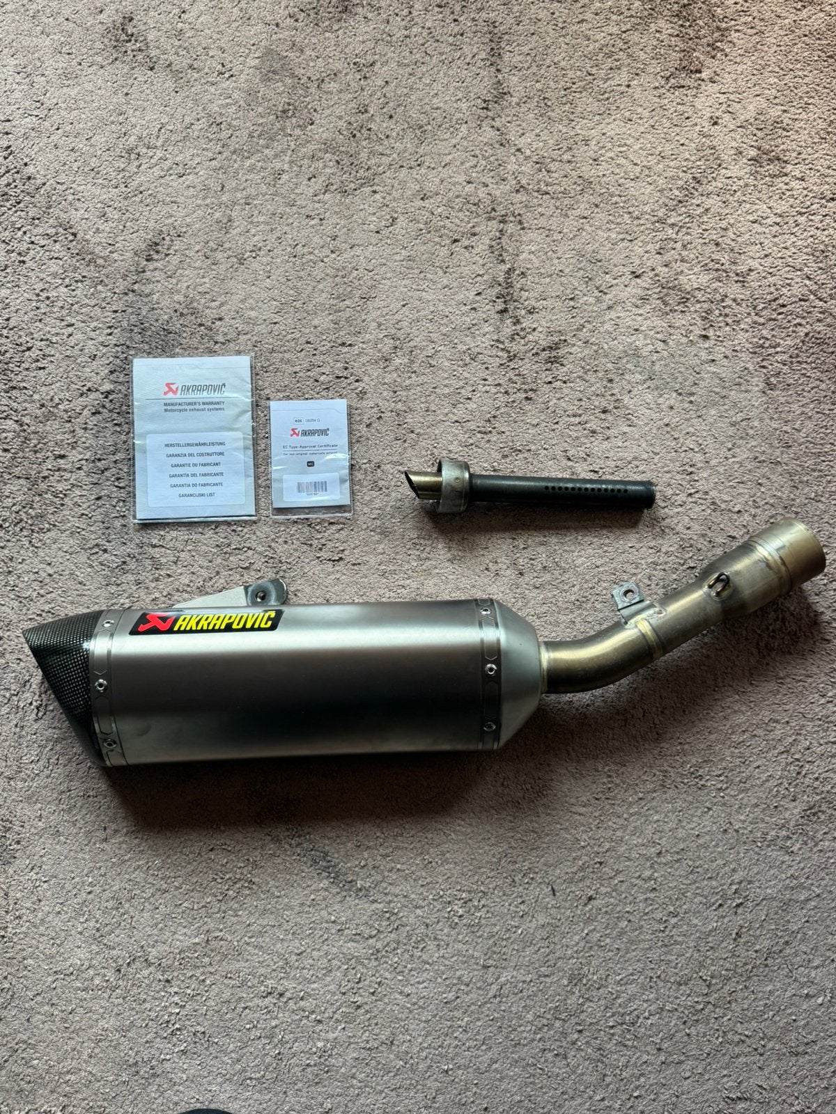 Chaussure à enfiler originale Akrapovič YZF-R125 2014-2018, Enlèvement, Utilisé