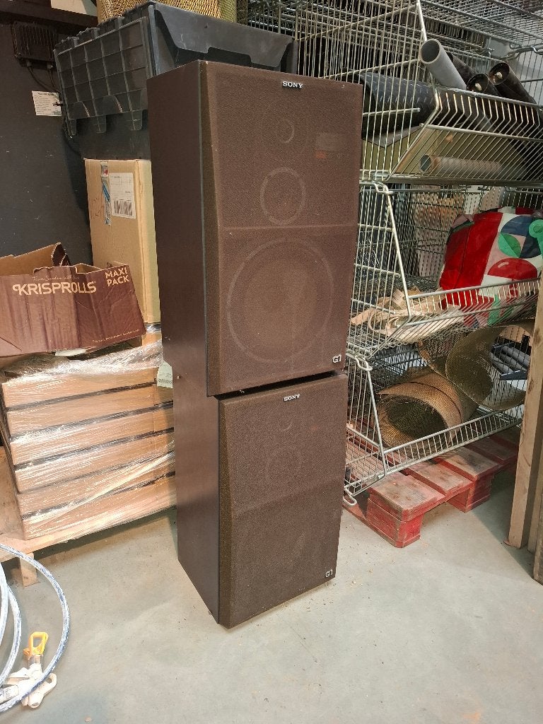 luidspreker Sony SSG1 vintage, Audio, Tv en Foto, Luidsprekerboxen, Ophalen, Gebruikt, Speakerset, 60 tot 120 watt