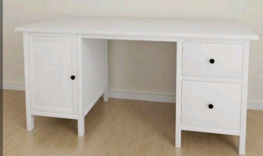 Bureau hemnes ikea, Overige stijlen, Gebruikt, Hout, Ophalen of Verzenden