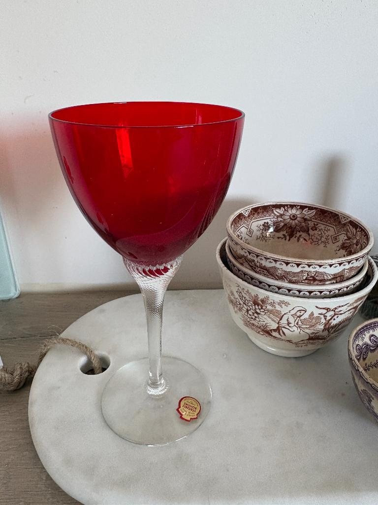 verre en cristal de Bohême, Antiquités & Art, Enlèvement ou Envoi