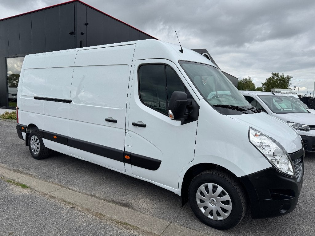 Renault Master L3H2 1st eig ohboek pdc airco navi, Auto's, Voorwielaandrijving, Dealer onderhouden, Stof, 4 cilinders