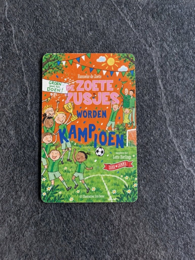 Yoto kaart - De Zoete Zusjes worden kampioen, Ophalen of Verzenden, Nieuw, Taal en Lezen, Met geluid
