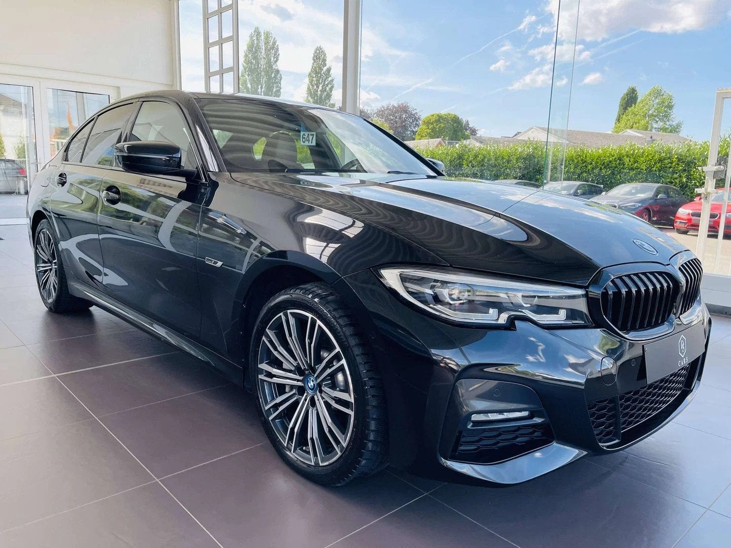 BMW 3 Serie 330 eA PHEV * GARANTIE + PACK M + LED + CUIR + G, Achat, Entreprise, Noir, Automatique