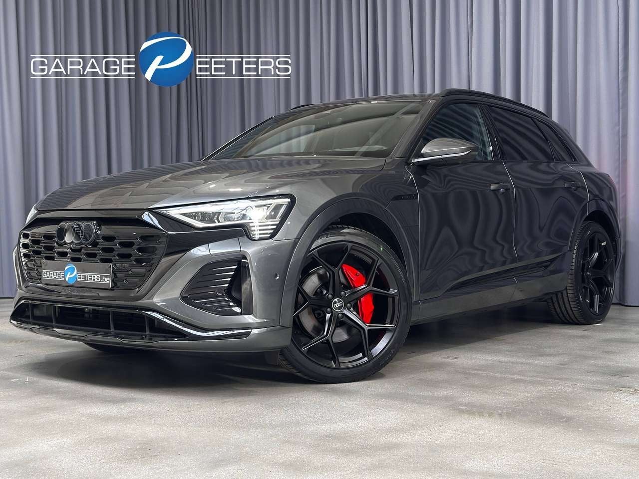 Audi Q8 e-tron 114 kWh 55 Quattro *S-LINE*HUD*ACC*LUCHTVERI, Zwart, 0 kg, Q8 e-tron, Elektrisch