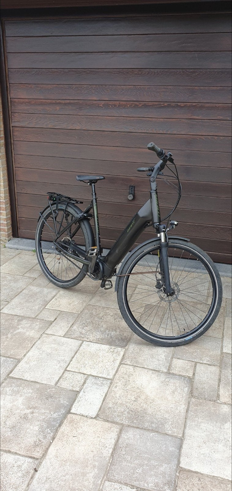 elektrische dames fiets 28 inch Giant, Ophalen, Giant, Schijfrem, Minder dan 10 versnellingen