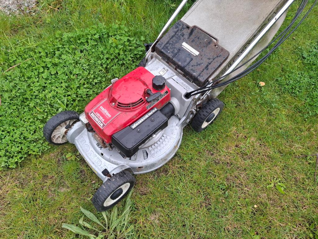 Honda HR194 grasmaaier, Ophalen