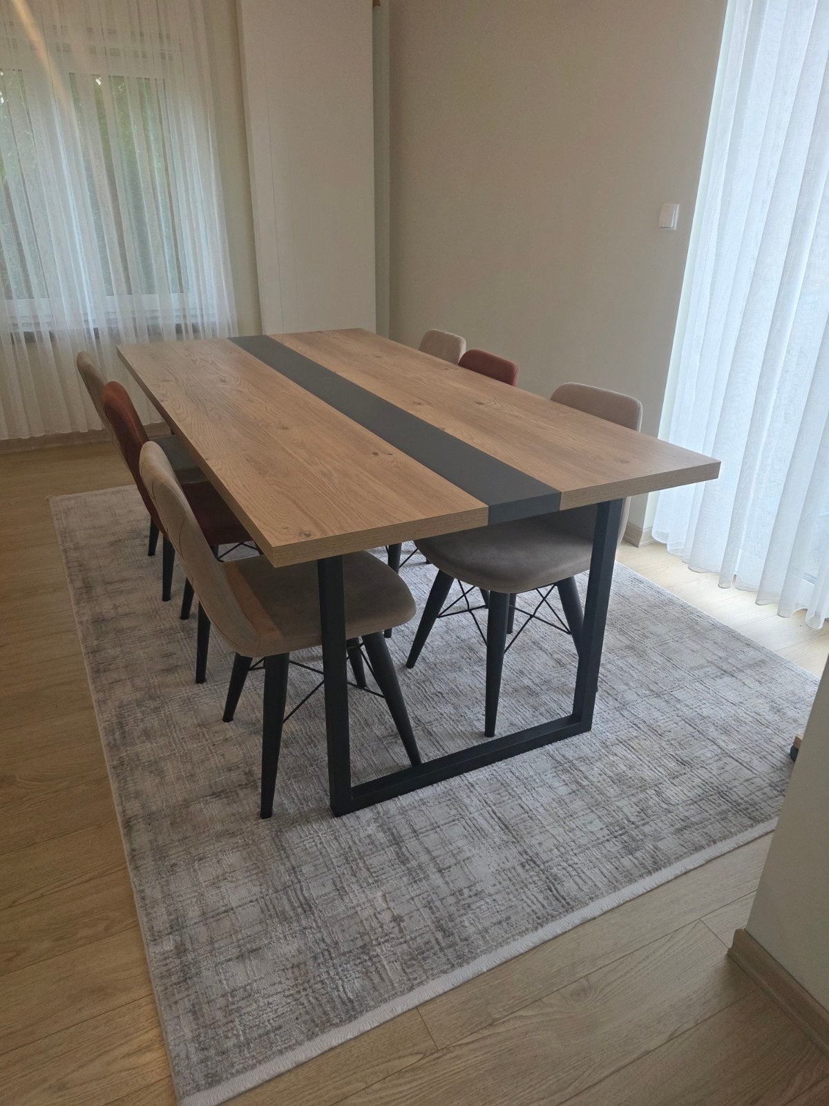Eettafel met 6 stoelen, Enlèvement