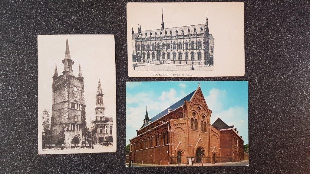 Kortrijk Courtrai ( 0,50 euro/ postkaart ), Verzamelen, Ophalen of Verzenden, West-Vlaanderen