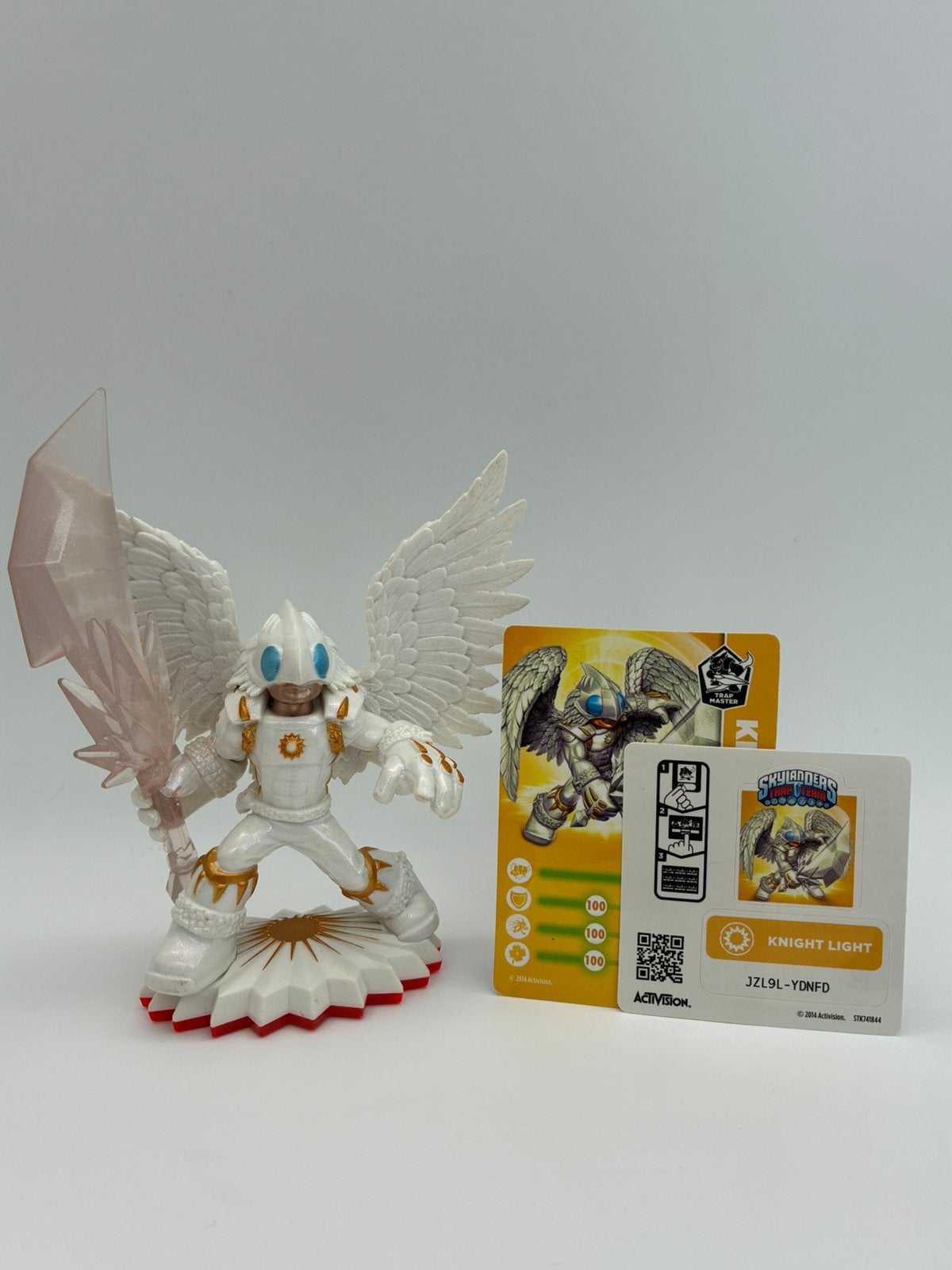Skylanders Trap Team Knight Light beschadigd met kaartjes, Verzenden, Zo goed als nieuw