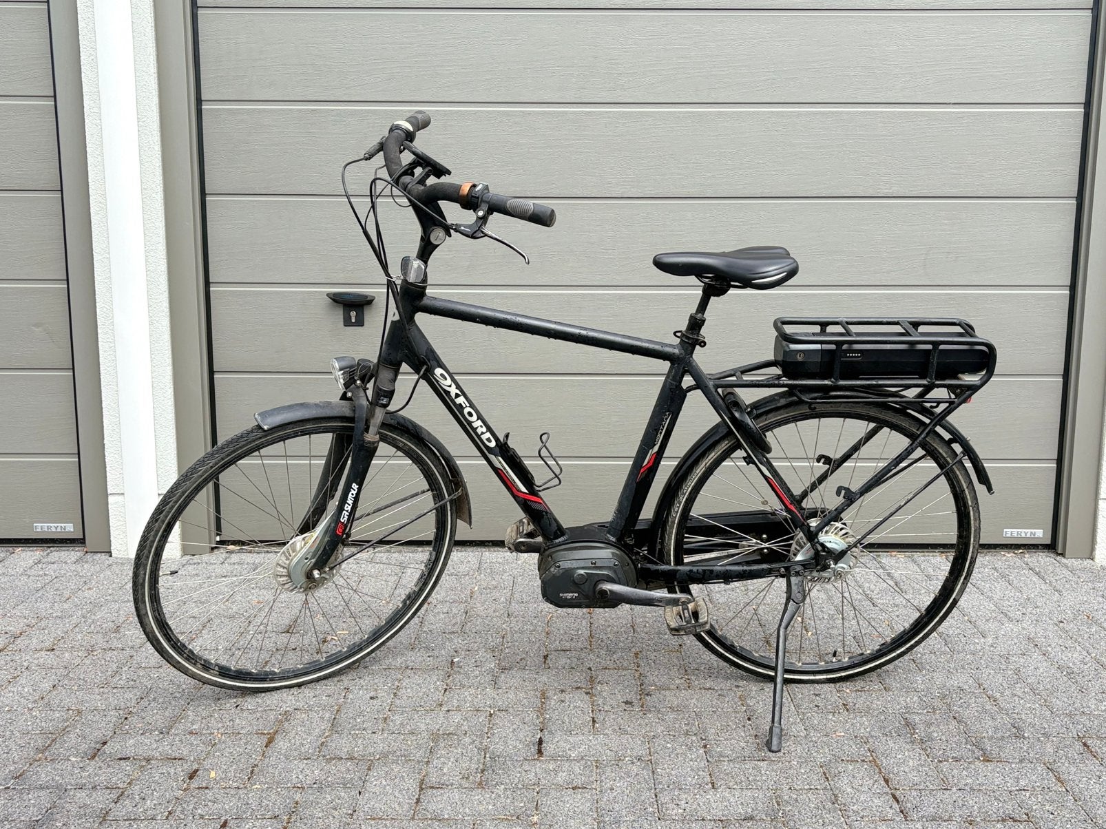 Elektrsiche fiets Middenmotor Shimano Oxford, Fietsen en Brommers, Ophalen, Zo goed als nieuw