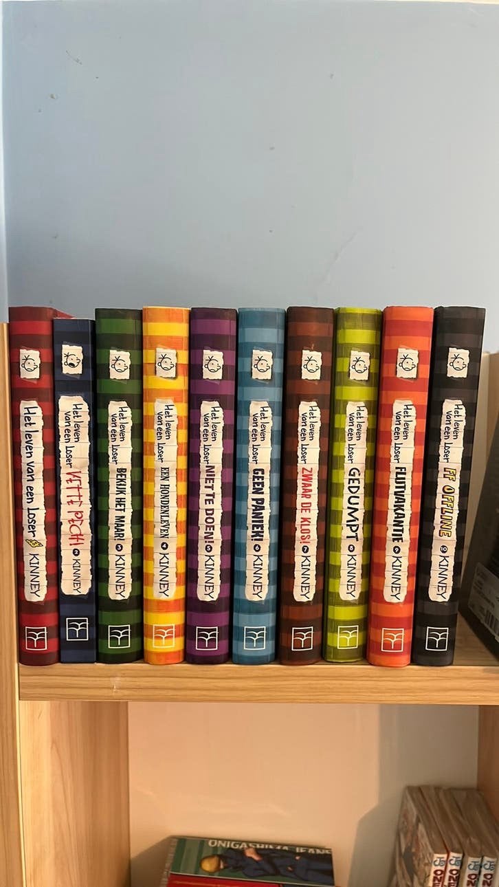 Jeff Kinney - Het leven van een Loser 1-10, Ophalen of Verzenden, Zo goed als nieuw, Jeff Kinney