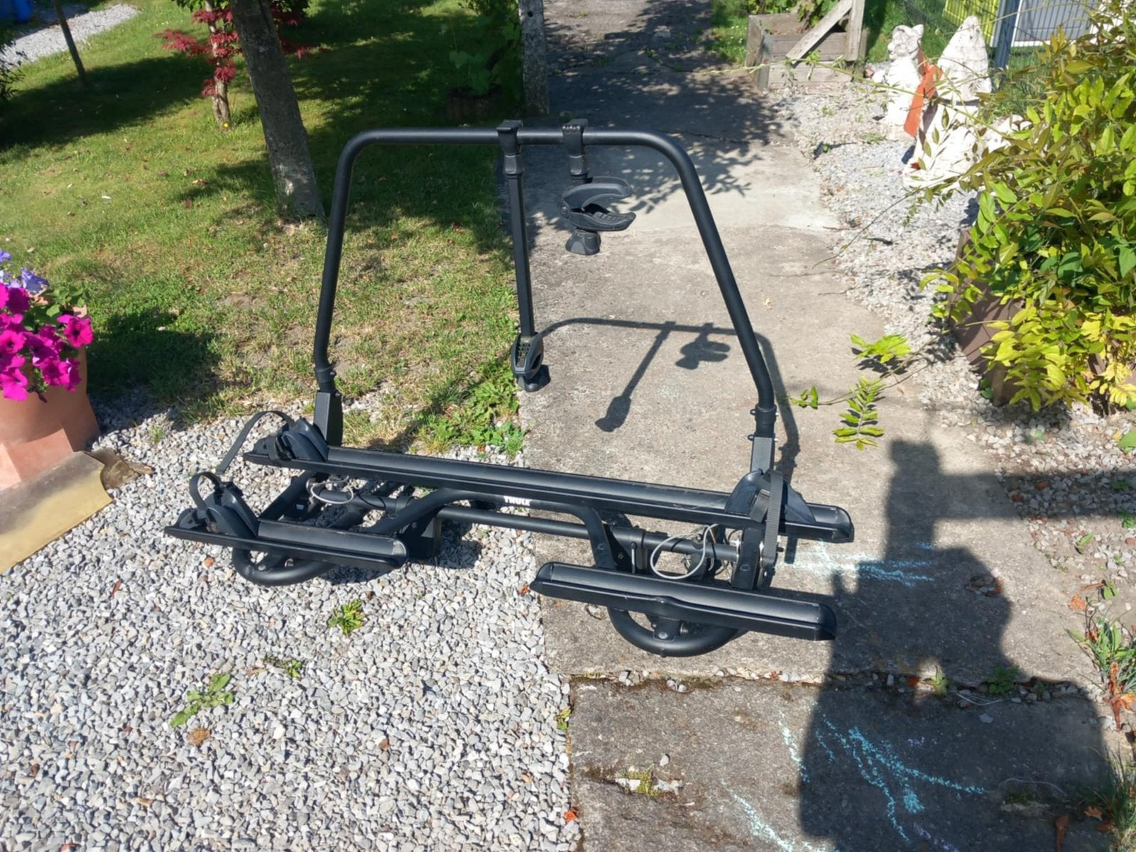 A vendre porte vélo pour caravane, Enlèvement, Utilisé