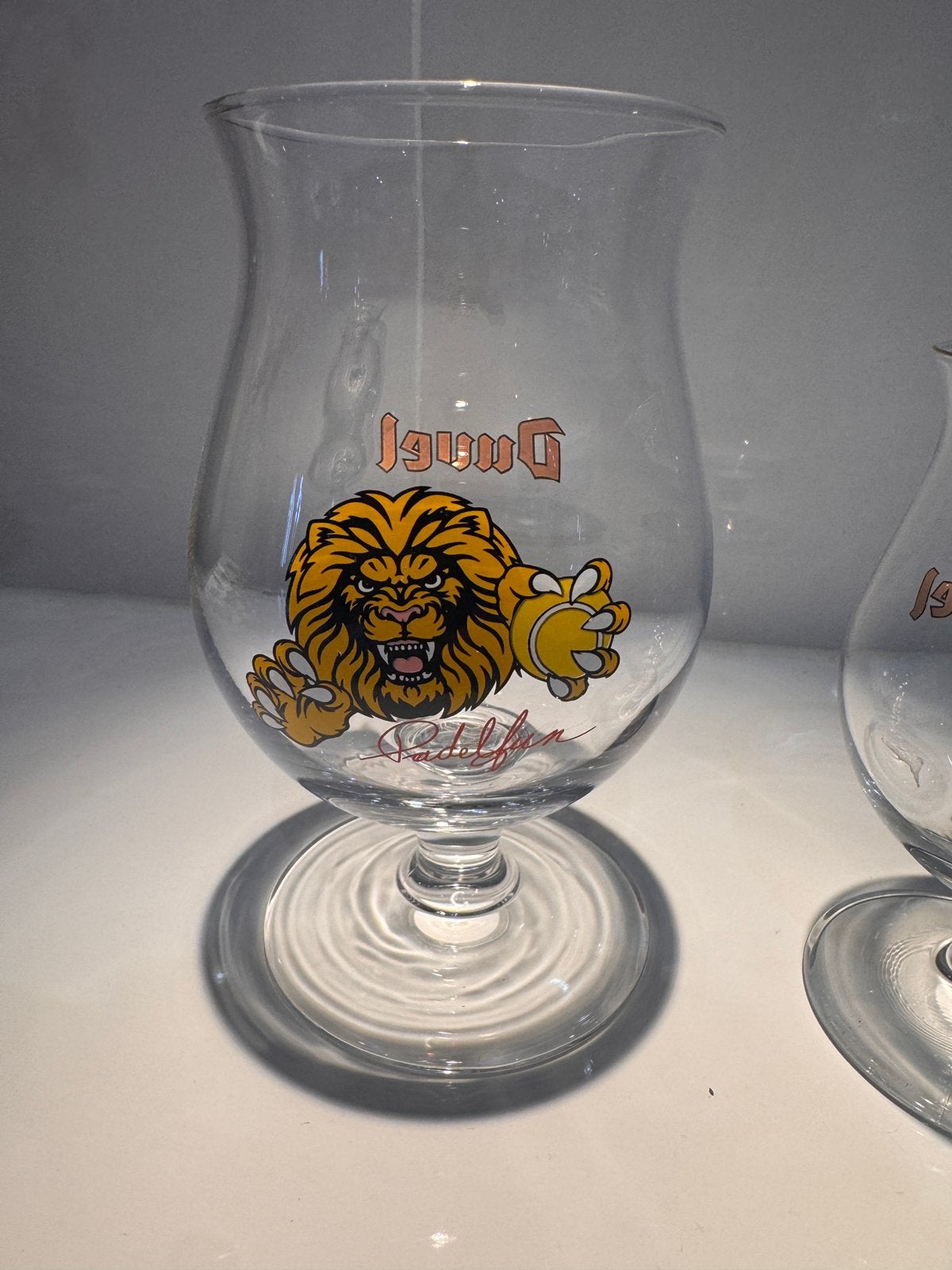 Duvel glas padelfun 33 cl, Ophalen of Verzenden, Nieuw, Reclamebord, Plaat of Schild, Duvel