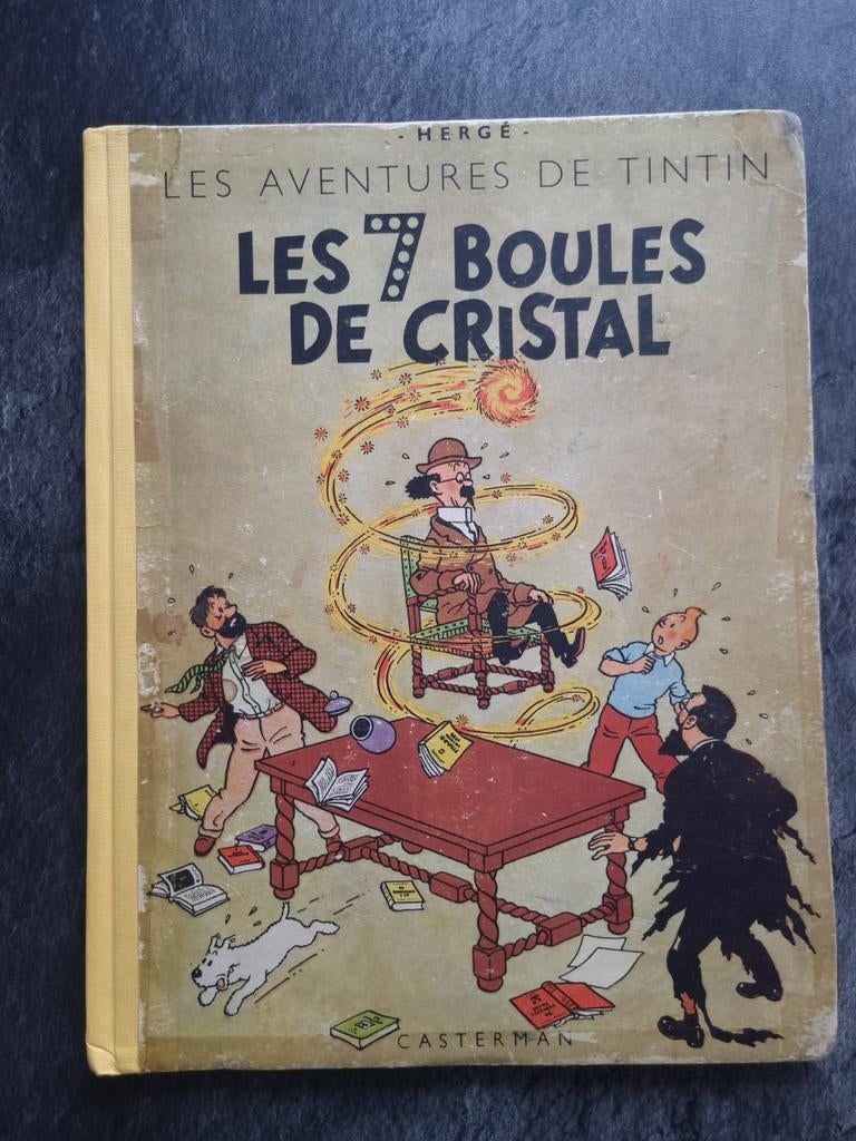 TINTIN : Les 7 Boules de Cristal - B3 - Côte bdm 500€, Enlèvement ou Envoi