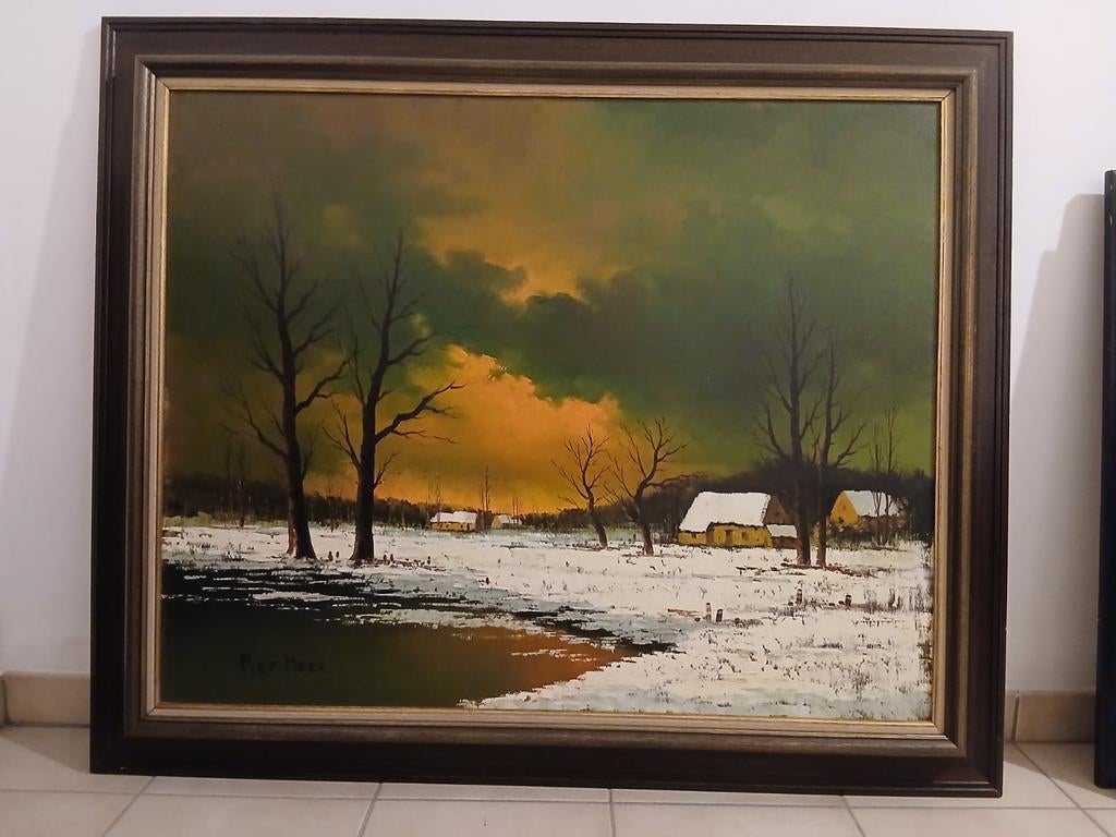 Schilderij van piet mees, Enlèvement