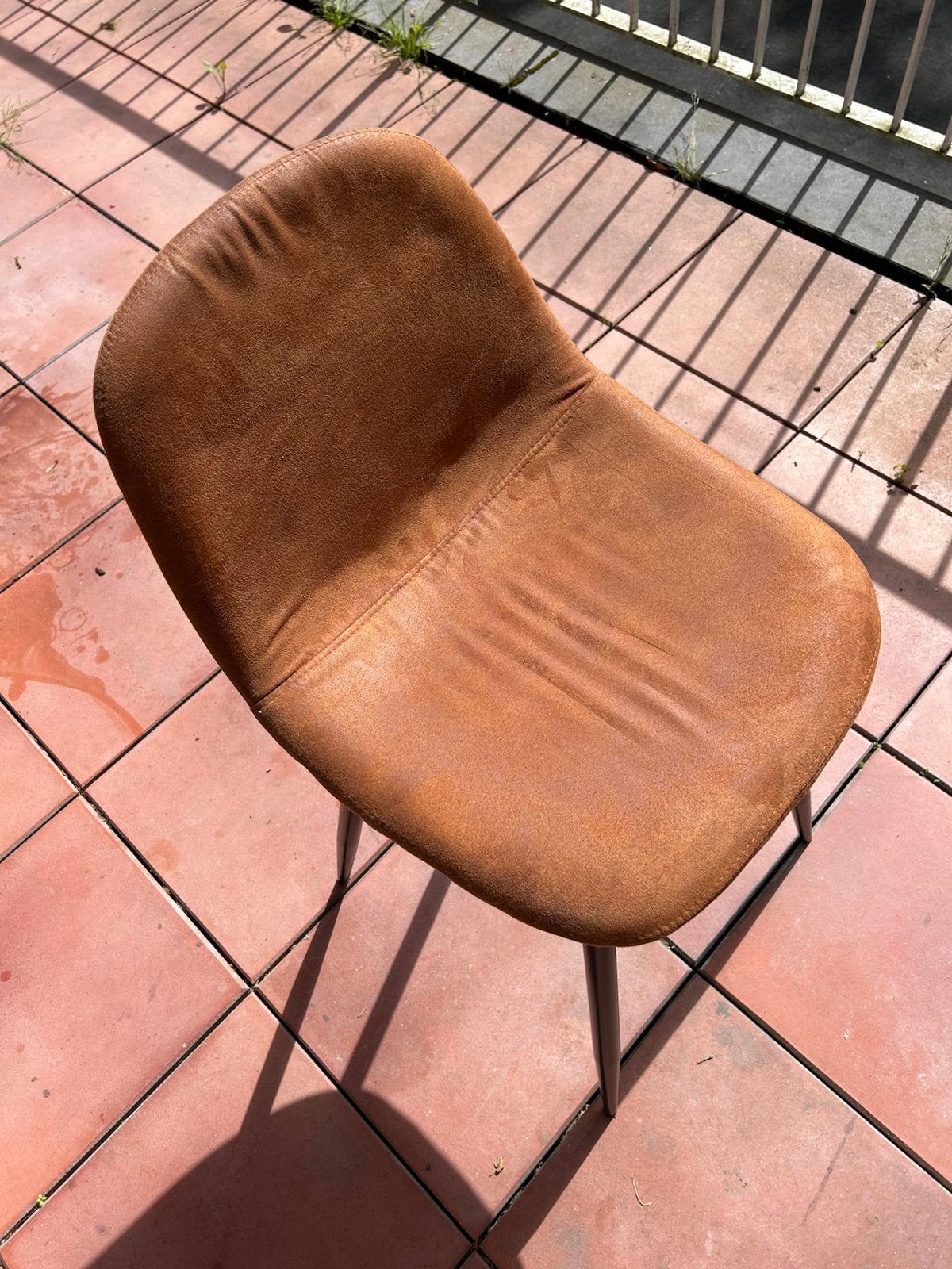 tabouret de bar design brun, Maison & Meubles, Tabourets de bar, Utilisé, Enlèvement